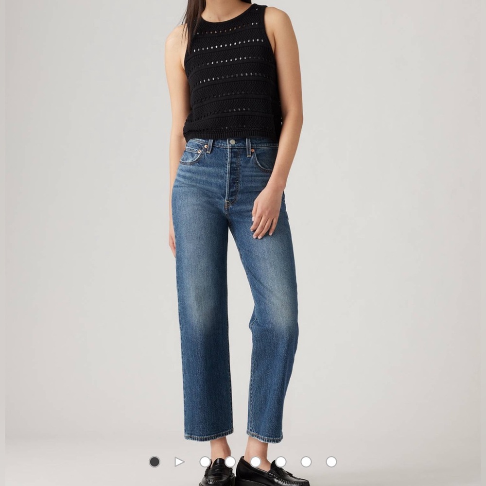 Levi’s Premium Ribcage Straight Ankle Jeans 28x27